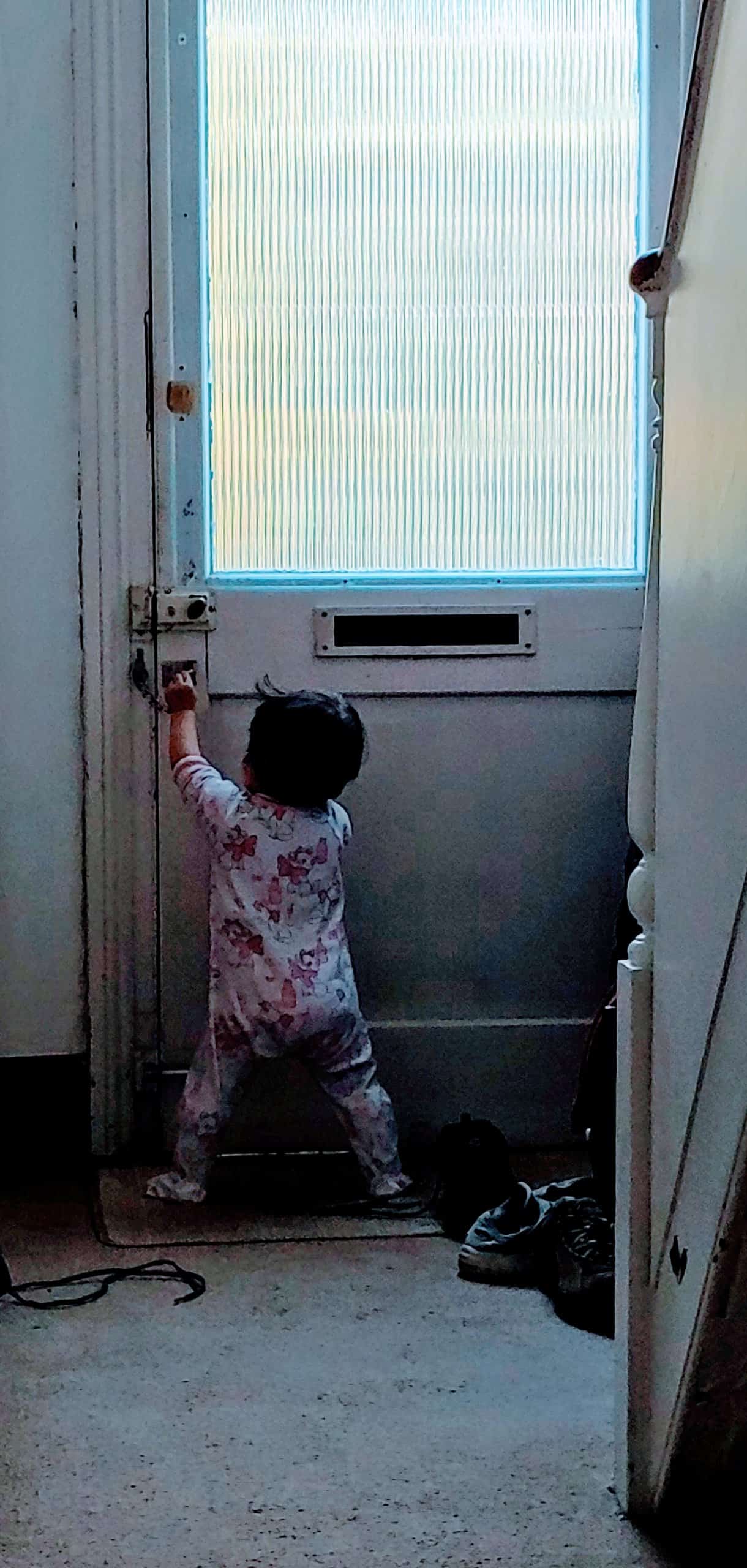 Toddler wanting out